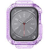 **PREORDER**Apple Watch 8 41mm Itskins Hybrid R 360 Clear Bundle - Light Purple