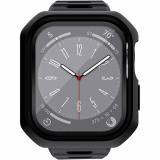 **NEW**Apple Watch 8 45mm Itskins Hybrid R 360 Solid Bundle - Black
