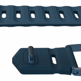 Apple Watch 8/9 41mm Itskins Spectrum R Solid Strap - Navy Blue