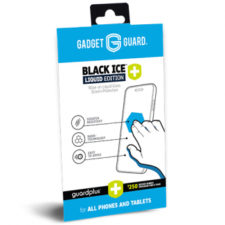 Universal Gadget Guard Insured Black Ice+ Liquid Glass Screen Protection for Wearables
