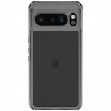 Google Pixel 8 Pro ItSkins Hybrid Clear Case - Black and Transparent