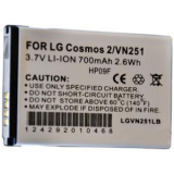LG Cosmos 2/VN251 700 mAh Standard Replacement Battery