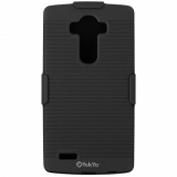 LG G4 TekYa Holster Snap On Shield Combo - Black