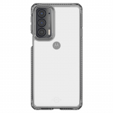 **NEW**Motorola Edge (2021) Itskins Hybrid Clear Case - Black/Clear