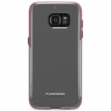 Samsung Galaxy S7 Edge PureGear Slim Shell Pro Series Case - Clear/Pink