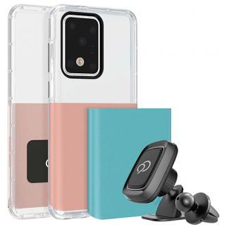Samsung Galaxy S20 Ultra Nimbus9 Ghost 2 Pro Series Case - Rose Gold/Turquoise Blue