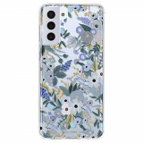 Samsung Galaxy S21+ 5G Rifle Paper Co Series Case - Garden Party Blue with Antimicrobial