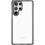 Samsung Galaxy S22 Ultra Itskins Hybrid Clear Case - Black/Clear