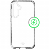 Samsung Galaxy S23 FE ItSkins Hybrid Clear Case with MagSafe - Transparent