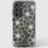 **NEW**Samsung Galaxy S24 Plus Case-Mate Floral Gem Case - Gold