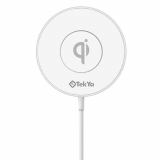 TekYa QiTek Spot 15W Qi Wireless Charging Pad with Magnetic Suction - White