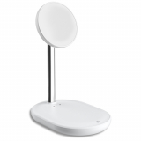 **NEW**TekYa 2-in-1 QiTek MagStand Magsafe Wireless Charger - White