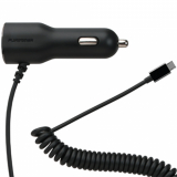 PureGear MicroUSB 3.4Amp Car Charger with USB Port