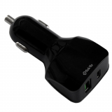 TekYa 38W Power Delivery USB Type C and USB-A Dual Port Car Charger Head - Black