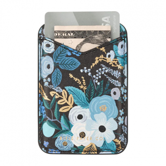 Rifle Paper Co. Universal Magsafe Card Holder - Garden Party Blue