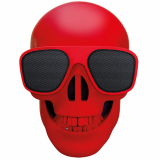 Sway Air Muerto Desktop Portable BT Media Speaker - Red Skull
