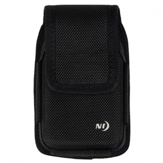 Nite Ize Nylon Vertical Hard Shell Black Pouch With Velcro Closure - X-Large