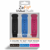 Universal MyKronoz ZeFit2 Wristband Accessory 3 Pack - Classic